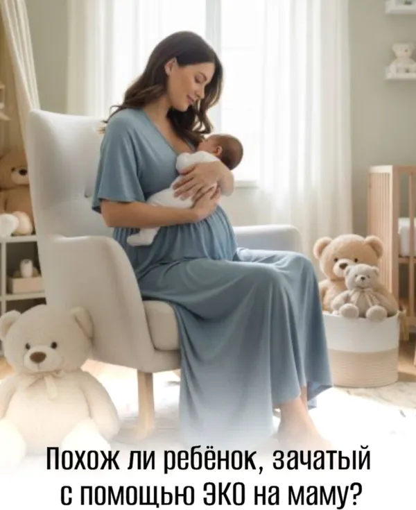 Похож ли ребёнок, зачатый с помощью ЭКО, на маму?